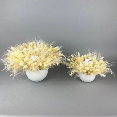 Ceramic vase "Snow-white luxury" 101575 фото