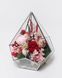 Glass vase (drop) "Festive mood" 100517 фото 2