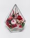 Glass vase (drop) "Festive mood" 100517 фото 1