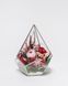 Glass vase (drop) "Festive mood" 100517 фото 4
