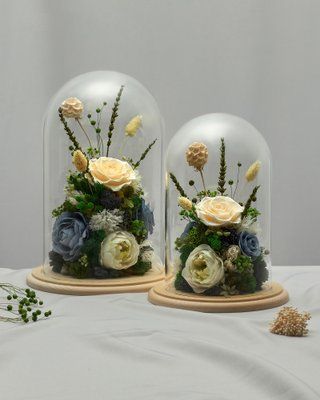 Glass dome "Spring awakening" 101406 фото