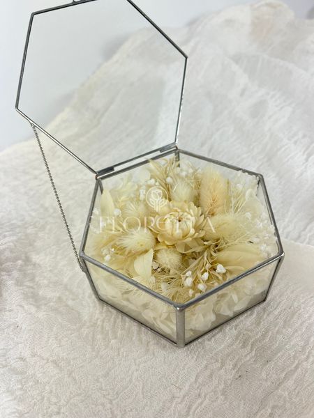 Ring boxes "Snow-white luxury" hexagon 101583 фото