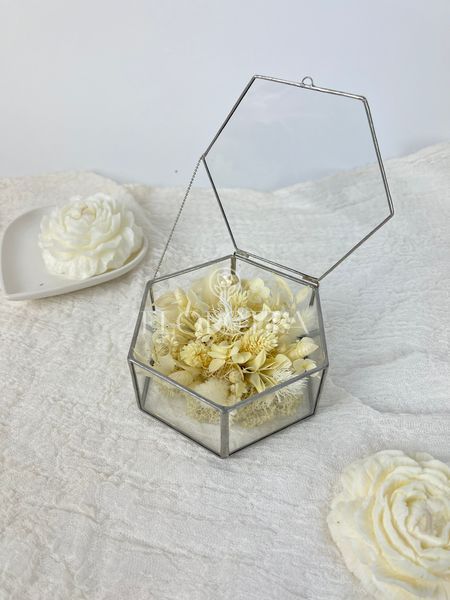 Ring boxes "Snow-white luxury" hexagon 101583 фото