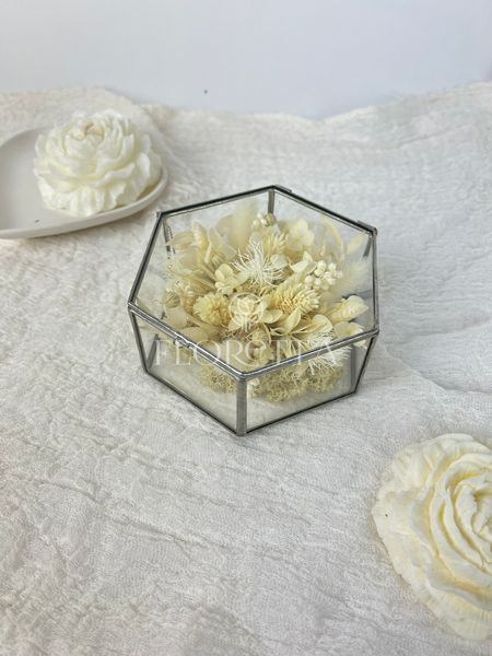 Ring boxes "Snow-white luxury" hexagon 101583 фото