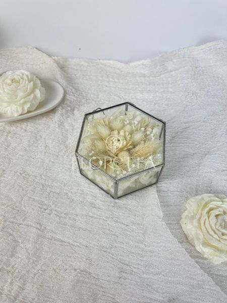 Ring boxes "Snow-white luxury" hexagon 101583 фото