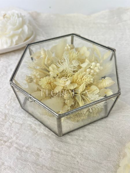 Ring boxes "Snow-white luxury" hexagon 101583 фото