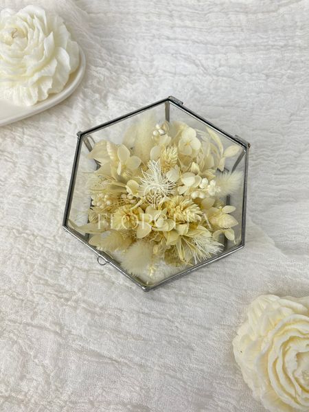 Ring boxes "Snow-white luxury" hexagon 101583 фото