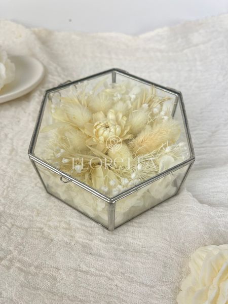 Ring boxes "Snow-white luxury" hexagon 101583 фото
