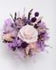 Glass vase (cube) "Amethyst" 100067 фото 2