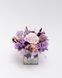 Glass vase (cube) "Amethyst" 100067 фото 1