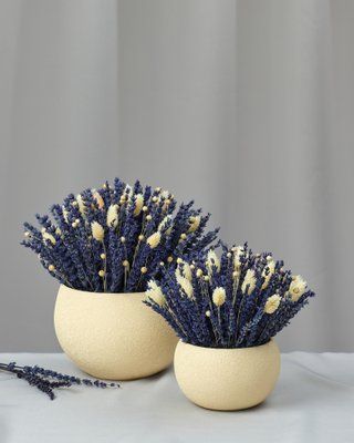 Ceramic vase "Lavender scent" 100573 фото