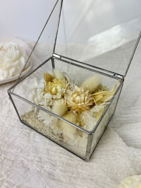 Ring boxes "Snow-white luxury" rectangular 101584 фото