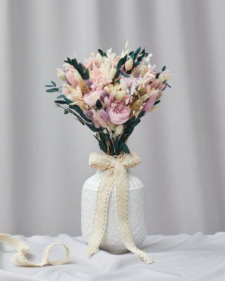 Bouquet in a vase "Floral tenderness" 101455 фото