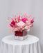 Glass vase (cube) "Barbie" 100215 фото 2