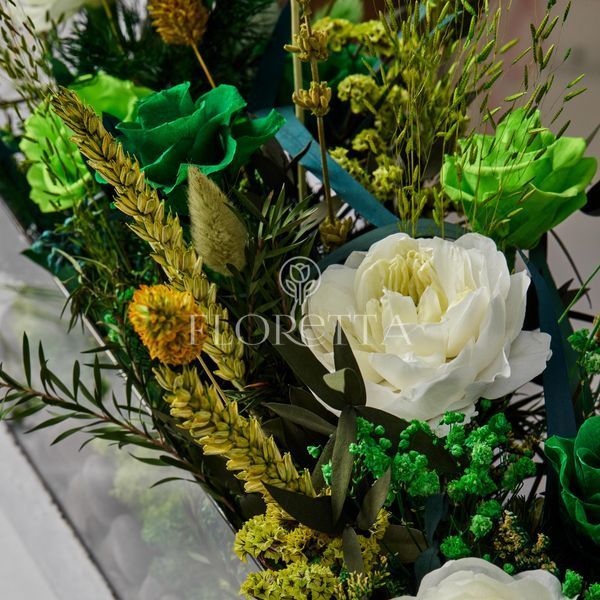 Glass vase (pallet) "Evergreen" 101414 фото