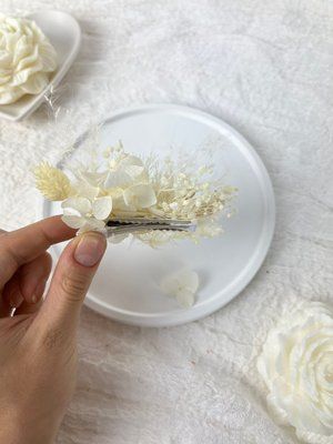 Wedding headpiece (crab) "Snow-white luxury"  101592 фото