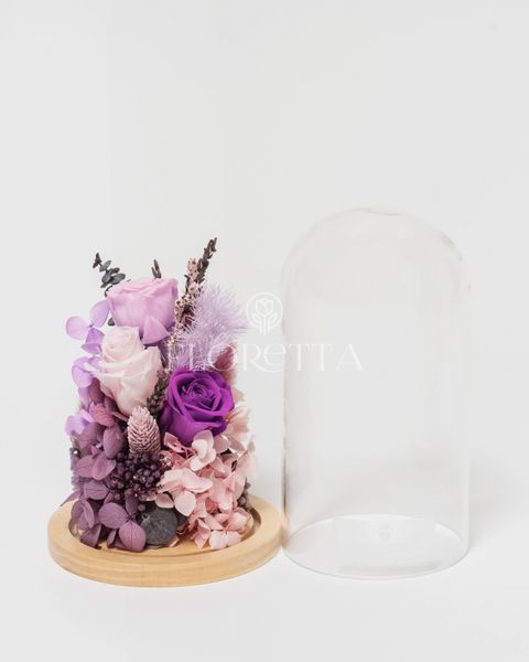 Glass dome "Amethyst" 100479 фото