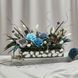 Glass vase (pallet) "Snow Queen's Train" 101218 фото 1