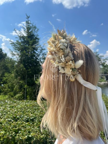 Wedding wreath on the head &laquo;Natural tenderness&raquo; 101547 фото