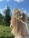 Wedding wreath on the head &laquo;Natural tenderness&raquo; 101547 фото 3