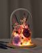 Glass domе with lights "Lavender tenderness" 100558 фото 1