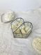 Ring boxes "Snow-white luxury" heart 101518 фото 5