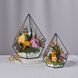 Glass vase (drop) "Lavender garden" 100289 фото 4