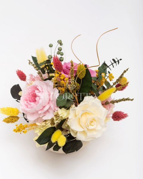 Ceramic vase "Flower waltz" 100405 фото
