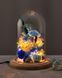 Glass domе with lights "Sapphire" 101303 фото