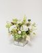 Glass vase (cube) "Mint tenderness" 101063 фото 7
