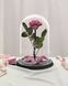 Preserved Rose in Glass (lilac)